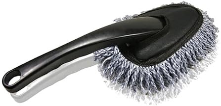 SWOOMEY Mikrofaser Autowaschmopp Staubwischer Grau Langlebig Leicht Mit Langem Stiel Autoinnenraum Und Fahrzeugexterieur Reinigung Für Karosserie Und Fensterglas