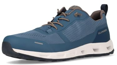 Salamander Zapatos de negocios para hombre, con cordones, plantilla intercambiable, Azul 4000, 43 EU