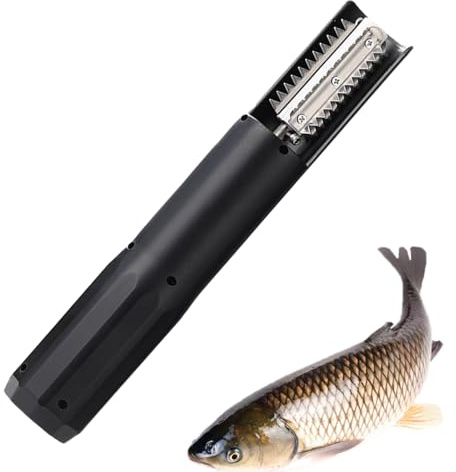 Squamatore Per Pesce | Scalatore Elettrico Ricaricabile | Attrezzo Per Pulizia Frutti Di Mare, Raschietto Senza Fili In Acciaio Inossidabile Per Ristoranti E Casa