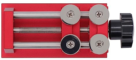 TOPINCN Strumento per la Rimozione del Deflettore della Lunetta Dell'orologio Apriscatole Compatto a 4 Lame Rotonde per la Manutenzione Dell'orologio Comodo Trasporto in Lega di Alluminio