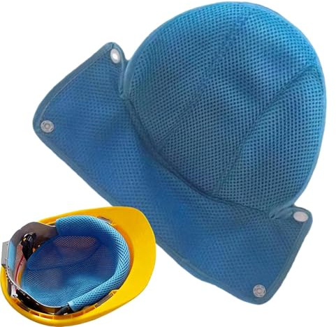 Hjälmsvettband – 25 cm säkerhetsfoder | Ventilerande nätspänne stoppning – tvättbart hängande konstruktionstillbehör. Tillverkad av polyester med ventilation året runt, ger sol-