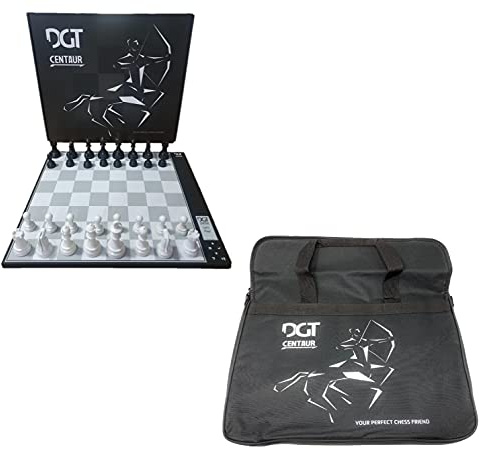 DGT Centaur + bolsa de transporte - Nueva computadora de ajedrez revolucionaria - Juego de ajedrez electrónico digital