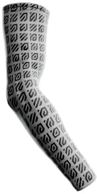 Wallhack Manicotto per braccio da gioco | Accessori per configurazione di gioco Maniche protettive per braccia | Manicotti a compressione per coprire le braccia, bianco, Small/Medium 6-8.5 US