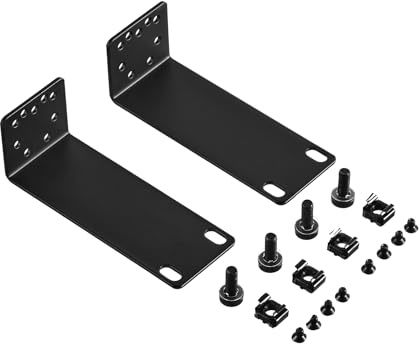 PhyinLan Rack Ear Kit für TP-Link 19-Zoll-Rackmount-Switches 1U Rack Width Extender 10.6 Inch to 19 Inch