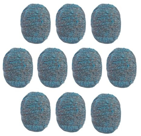 Éponges en acier, éponge à récurer en acier, éponge en acier, éponge de nettoyage pour casseroles, grattoir en laine d'acier