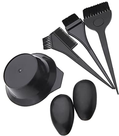 Ipetboom Ciotola per Tinta Capelli Pettine da Parrucchiere Spazzole per Colore Pettine per Acconciature e Ciotola per Tintura Fai da Te