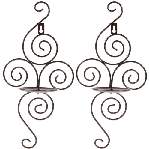 GRIRIW 2stücke Wandkerzenhalter Aus Metall Moderne Kerzenständer Für Stilvolle Wohnkultur Elegantes Design Für Wohnzimmer Schlafzimmer Und Hochzeiten