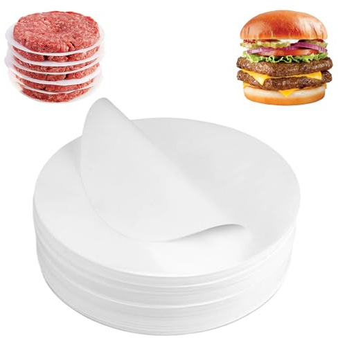 1000 Pezzi Carta per Hamburger, Fogli Separatori Rotondi Diametro 14 cm
