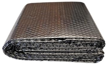 The Stove Wizard Feuille d'isolation pliée 5 m x 60 cm pour radiateur - Panneaux réflecteurs pour sol, toit, mur et plafond, barrière thermique et vapeur - Économie d'énergie