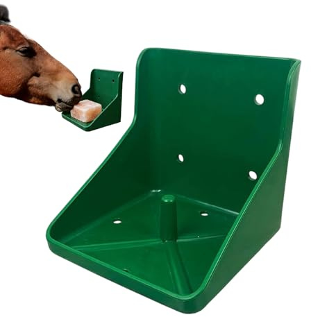 Berriphonia Support pour lécher le sel de cerf – Support de nourriture minérale pour bétail | Station d'alimentation robuste pour animaux de compagnie - Accessoire pour cerfs, vaches, chèvres, moutons
