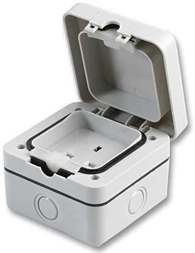 pro elec IP66 13 A Weatherproof One Gang Outdoor Socket