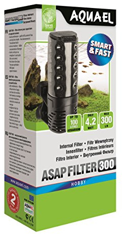 Aquael - Filtro ASAP para acuarios 300 litros/hora
