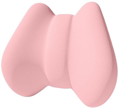 predolo Almohada de apoyo lumbar para asiento de coche, cojín para la parte inferior de la espalda, funda lavable, cojín ergonómico suave para silla de, Rosa
