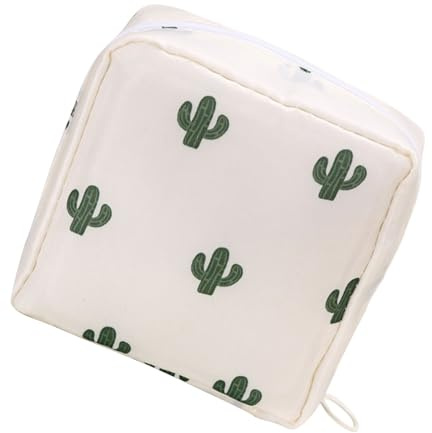 Unique - Bolsa de viaje higiénica para mujer, múltiples bolsillos interiores para organizar toallas sanitarias y artículos de tocador pequeños, bolsas pequeñas para cosméticos y toallitas húmedas