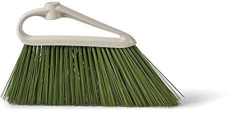 Perfetto Casa Garden Scopa per Esterni, Plastica, Coccia Ghiaccio/Setola Muschio, 34x5x20.0 cm
