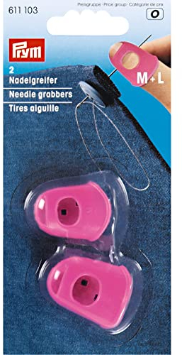 Prym 611103 Nadelgreifer Silikon pink M + L