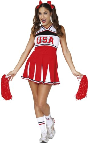 FIESTAS GUIRCA | Cheerleader Kostüm für Erwachsene (36-38/S) - Sportliches