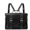 ECOSUSI Borsa Porta PC per 15,6 Pollici Donna Tracolla Grande Cartella Zaini per PC portatili Borsa e Messenger Borsetta Vintage per Lavoro Scuola Business Ufficio Nero