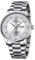 CRRJU Armbanduhr Herren Edelstahl Band Männer Uhr Analog wasserdichte Business Schwarz Stoppuhr Klassische Quarzuhr mit Kalender (Silber Silber)