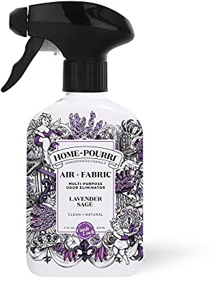 Poo-Pourri Home Air + Fabric Multi-Purpose Odour Eliminator, Lavender + Sage Scent, 11 Fl Oz