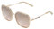 GUESS 59mm GF6153 Weiß/Sonstige/Gradient Brown One Size, Weiß/Sonstiges/Farbverlauf, EinheitsgröÃŸe