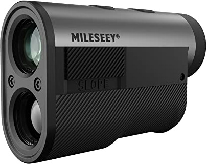 Mileseey GPF12 Golf Rangefinder with Slope - 1100 Yards Laser Range Finder with 7.5° Wide View, Golf Scope Distance Finder 6X Magnification 0.1s Flag Pole Locking Vibration USB C Rechargeable