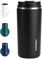 SUNWILL Coffee Cup Travel Mug, Coffee Mug with Leakproof Lid, 355ml Thermal Cup Satinless Steel, Cupholder Friendly, Black