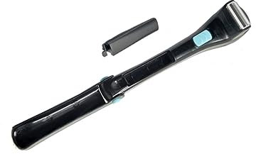 VICASKY Elektrischer Rückenrasierer Kabellos Für Männer Batteriebetrieben Schwarz Do It Yourself Körperrasierer Zur Rückenhaarentfernung Für Glatte Haut