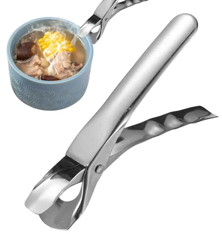 Pinzas para sartenes, clip de protección contra quemaduras, agarre para platos antiescaldaduras, agarre multifuncional para placas de cocción para mover placas de cocción, cuencos, sartenes para pizza