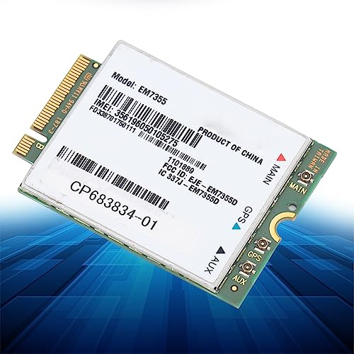 CHICIRIS 4G LTE-modul äkta EM7355 100Mbps Anteckningsbok Inbyggd för // Sprint, NGFF-gränssnitt, Support UMTS/WCDMA/HSPA, för NetBooks/Notebooks