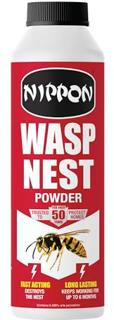 Nippon Wasp Nest Powder, Rapid and Effective Control of Wasp Nests, Suitable for Indoor and Outdoor Use- 300G