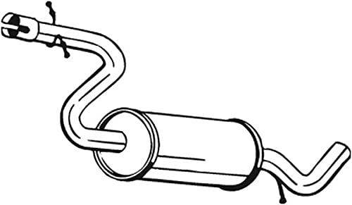 Bosal 233-609 Mittelschalldämpfer