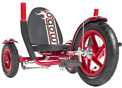 Mobo Mity Sport Safe Tricycle. Toddler Big Wheel Ride On Trike. Pedal Car, Red Large