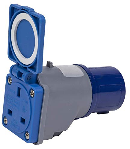 Worksafe W1613PS 16A/13A Socket Adaptor