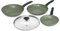 Prestige - Eco Friendly Cookware Set - Plant Based Non Stick - Recycled and Recyclable - PFOA Free - Induction - Set of 3 plus bonus lid