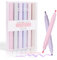 Vicloon Textmarker Set, 6 Farben Marker Highlighter, Doppelkopf 2-in-1, Pastell Farben, für Markerstifte,Tagebuchplaner, Schulen, Büros, Studenten