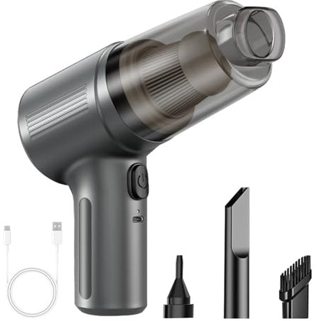 Aspirateur Sans Fil Portatif - Puissant Aspirateur de Voiture à Main Pour Véhicule