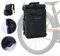Goture Fahrradtasche für Gepäckträger [25L Volumen], 3in1 wasserdichte Gepäckträgertasche Mit Ablaufloch, Motorradtasche, Rucksack, Laptoptasche, Reisetasche, Professionelles Fahrradzubehör Schwarz