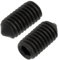 AERZETIX - NV17385 - Lot de 12 Vis de blocage sans tête M3x6 mm à bout pointeau conique - empreinte creuse hexagonale HEX 1.5 à 6 pans - en acier - couleur noir