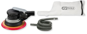 KS Tools 515.3066 Levigatrice Roto-Orbitale con Aspirazione Della Polvere, 5 mm Raggio di Lavoro
