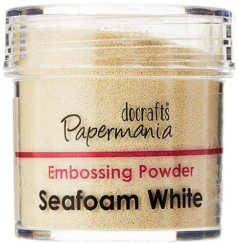 Docrafts 30 ml Embossing Puder, weißer Meeresschaum