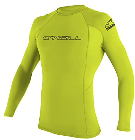 O'Neill Basic Skins Langarm Sun Shirt Männer Lime (2XL)