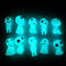 10 Pièces Figurines Elfes des Arbres Lumineux Figurine de Princesse Mononoke Mini décoration de Jardin Lumineux Décoration Micro Paysage pour Décorer Pots de Fleurs, à l'intérieur