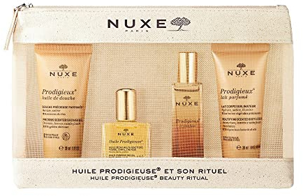 Nuxe ACEITE PRODIGIOSO VIAJE LOTE 4 PZ