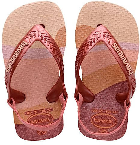 Havaianas Unisex Baby Mini Me Sandal, Pink, 1/2 Child UK
