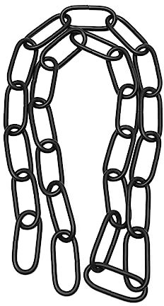 UKCOCO Cadena de Hierro para Lámpara Colgante 1m, 4mm, Negra