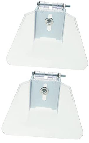 Angoily Kit de Protección de Banco para Tornillos de Banco Abs de Acero Inoxidable Fácil de Instalar