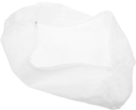 Alipis Runder Zylindrisches Kissenbezug Mit Abnehmbarem Innenbezug Weicher Bolster Pillow Cover Für Nackenrolle Vielseitig Für Sofa Bett Büro Komfortabler Weiß