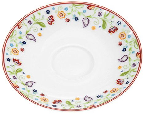 Ritzenhoff & Breker Shanti Doppio Espresso Untere, Untertasse, Unter Tasse, Unterteller, Geschirr, Porzellan, Ø 12 cm, 42887