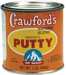 Crawford Products Company, INC. 31616 Natural Blend Painters Putty, 1/2 Pint
